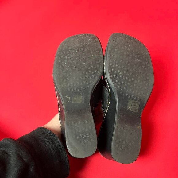 Aldo / Chunky brown leather wedge sandals 🤎🤍 - Picture 5 of 5